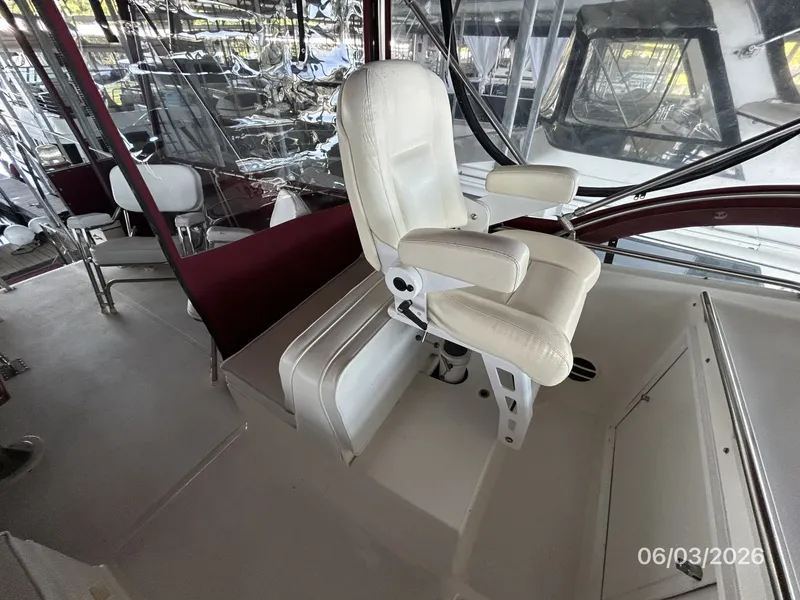 Slide: The Image of 46' Grand Banks flybirdge port forward seating - 6284908
