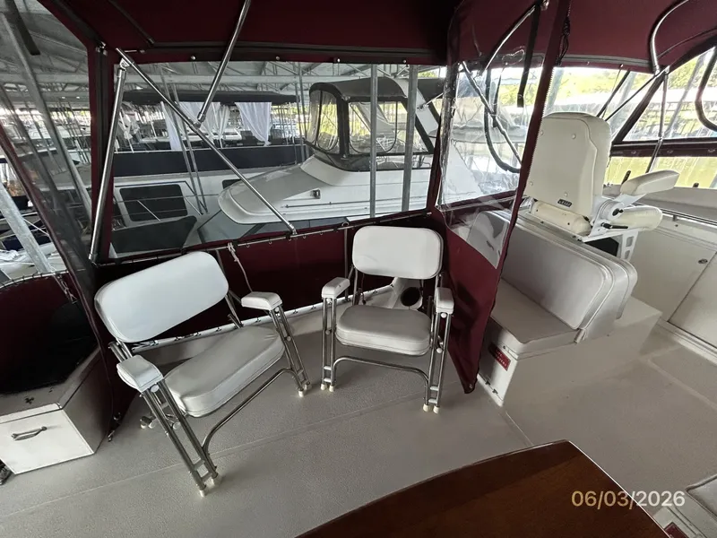 Slide: The Image of 46' Grand Banks flybridge port aft - 6284905