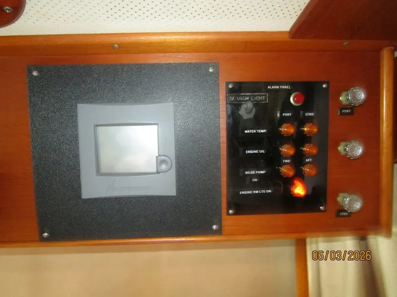 Slide: The Image of 46' Grand Banks battery monitoring system - 6284931