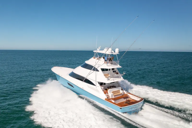 Slide: The Image of 2020 Viking 92 Skybridge Port Profile - 7383330