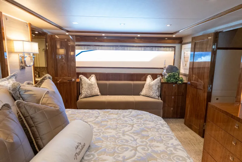 Slide: The Image of 2020 Viking 92 Skybridge Master Stateroom - 7383273