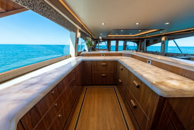 Slide: The Image of 2020 Viking 92 Skybridge Galley - 7383267