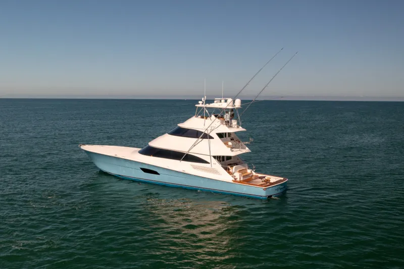 Slide: The Image of 2020 Viking 92 Skybridge Port Profile - 7383326