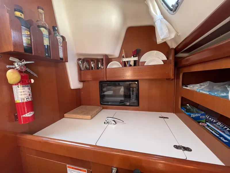 Slide: The Image of Galley freezer and shelving - 6290702