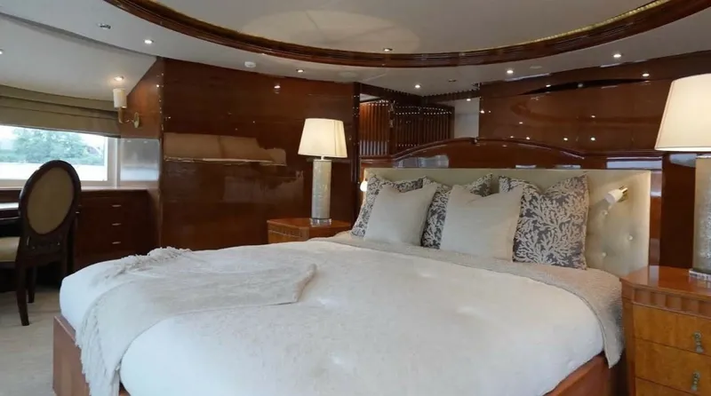 Slide: The Image of Benetti 145 Domani - Interior Master Stateroom 2004 Benetti 145 Motor Yacht Domani - 7649440