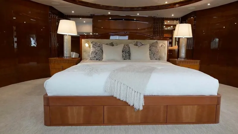 Slide: The Image of Benetti 145 Domani - Interior Master Stateroom 2004 Benetti 145 Motor Yacht Domani - 7649439