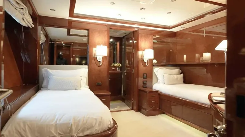 Slide: The Image of Benetti 145 Domani - Interior Guest Stateroom 2004 Benetti 145 Motor Yacht Domani - 7649442