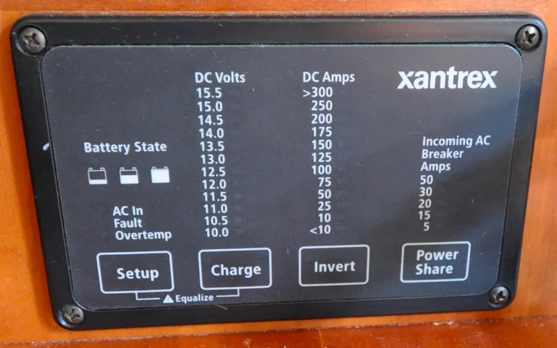 Slide: The Image of 2004 - Sabre 426 - Jezebel Navigation Station - Battery Monitor - 6298583