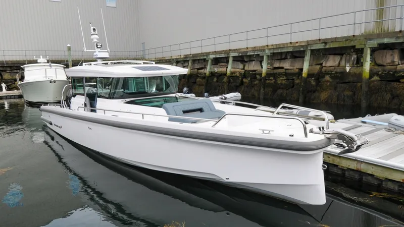 The Image of Axopar 37XC - Serenity Bound On Dock - 6299091