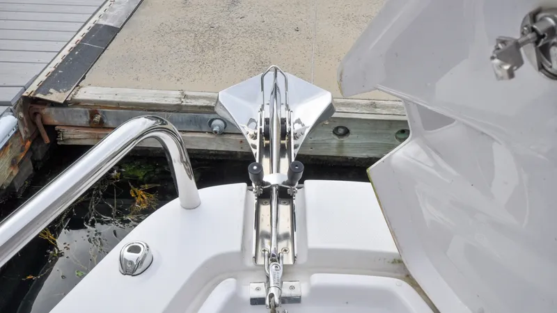 Slide: The Image of Axopar 37XC - Serenity Bound Foredeck - Anchor and Anchor Roller - 6299630