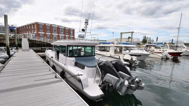 Slide: The Image of Axopar 37XC - Serenity Bound On Dock - 6299114