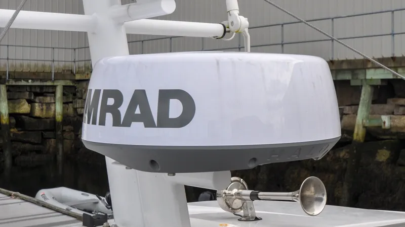 Slide: The Image of Axopar 37XC - Serenity Bound Pilot Salon Roof - Radar Dome - 6299618