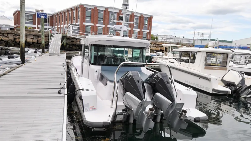 Slide: The Image of Axopar 37XC - Serenity Bound On Dock - 6299644