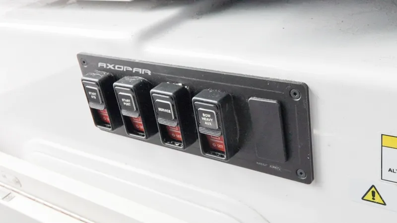Slide: The Image of Axopar 37XC - Serenity Bound Pilot House - Navigation Station - Battery Switches - 6299586