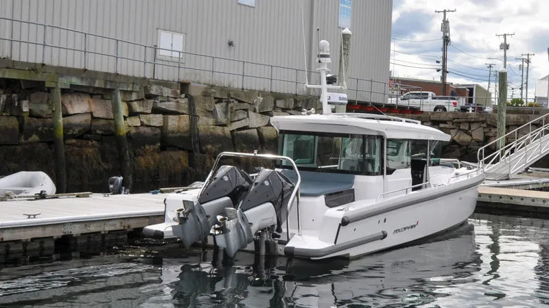 Slide: The Image of Axopar 37XC - Serenity Bound On Dock - 6299111