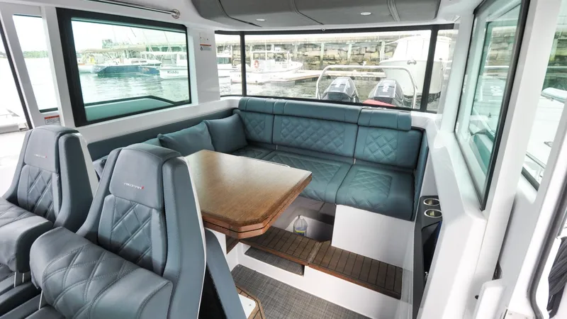 Slide: The Image of Axopar 37XC - Serenity Bound Pilot House - Navigation Station - Settee - 6299584