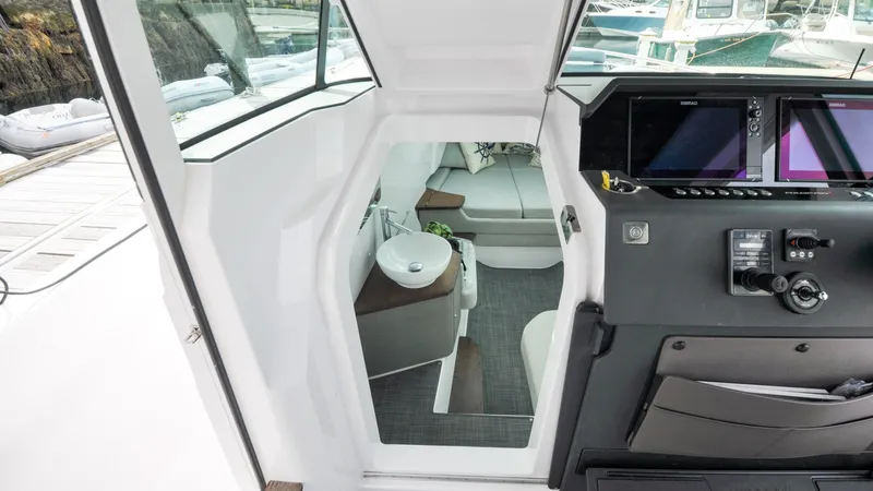 Slide: The Image of Axopar 37XC - Serenity Bound Forward Cabin - Companionway - 6299099