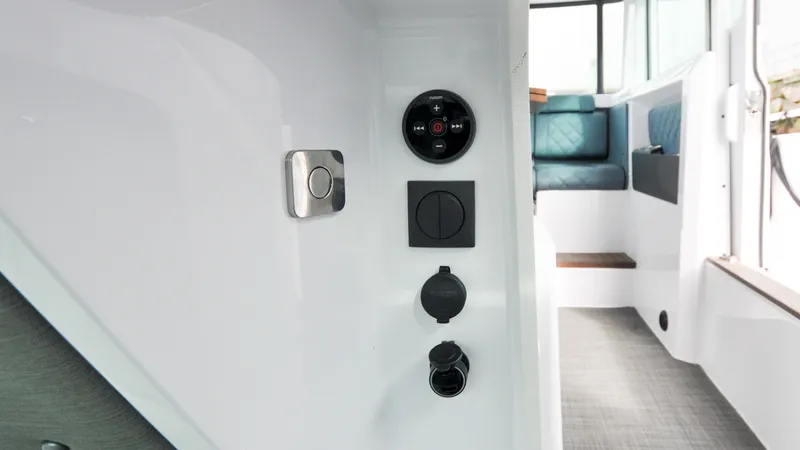 Slide: The Image of Axopar 37XC - Serenity Bound Forward Cabin - Switches and Outlets - 6299554