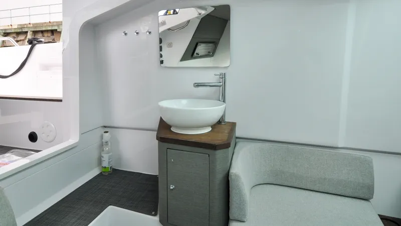 Slide: The Image of Axopar 37XC - Serenity Bound Forward Cabin - Sink and Vanity - 6299545
