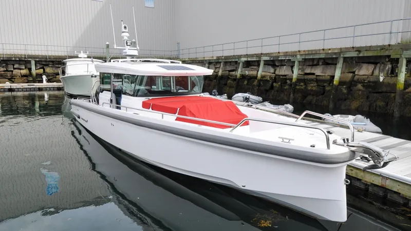 Slide: The Image of Axopar 37XC - Serenity Bound On Dock - With Covers - 6299646