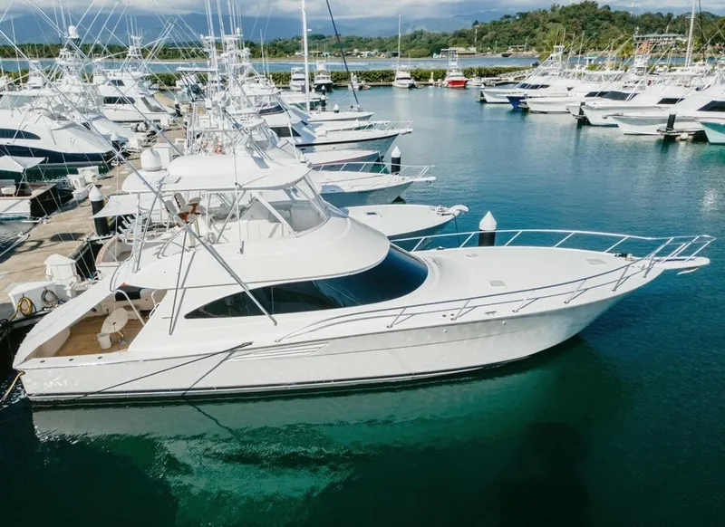 The Image of 58 Viking - Starboard Aerial Profile 2021 Viking 58 Convertible No Name 58 - 7655845
