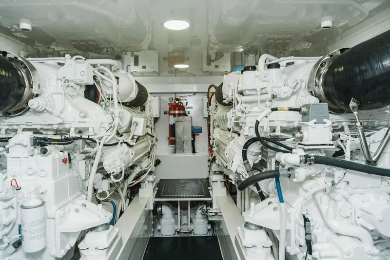 Slide: The Image of 58 Viking - Engine Room 2021 Viking 58 Convertible No Name 58 - 6300216