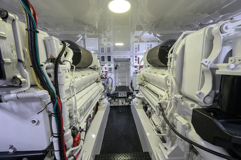 Slide: The Image of 58 Viking - Engine Room 2021 Viking 58 Convertible No Name 58 - 7512450