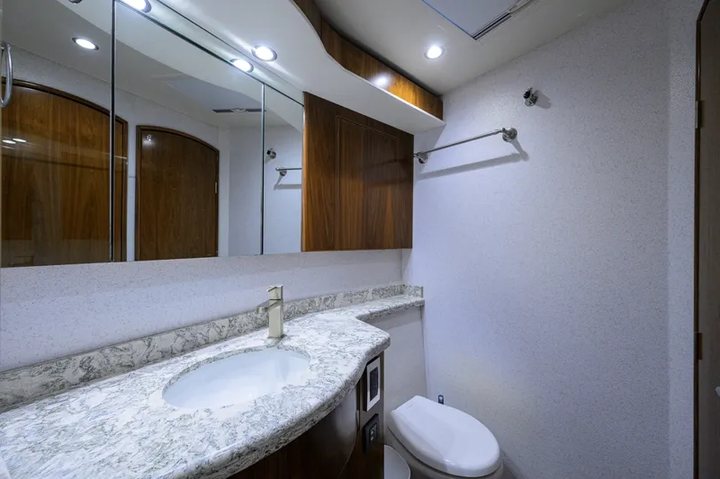 Slide: The Image of 58 Viking - Forward Head 2021 Viking 58 Convertible No Name 58 - 7512381