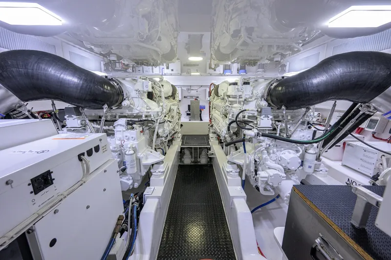 Slide: The Image of 58 Viking - Engine Room 2021 Viking 58 Convertible No Name 58 - 7512448