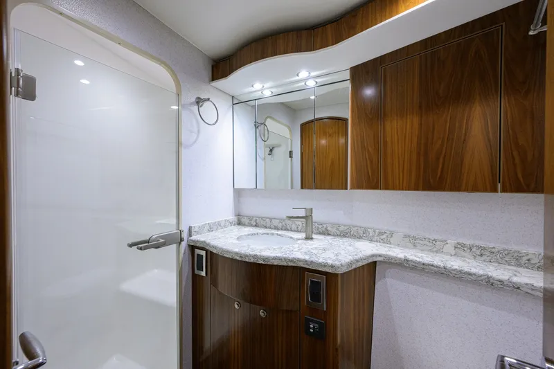 Slide: The Image of 58 Viking - Forward Head 2021 Viking 58 Convertible No Name 58 - 7512380