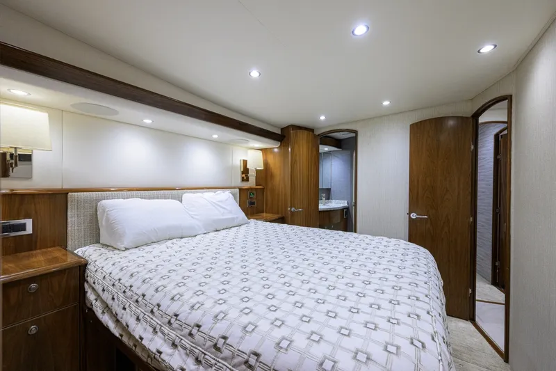 Slide: The Image of 58 Viking - Master Stateroom 2021 Viking 58 Convertible No Name 58 - 7512374