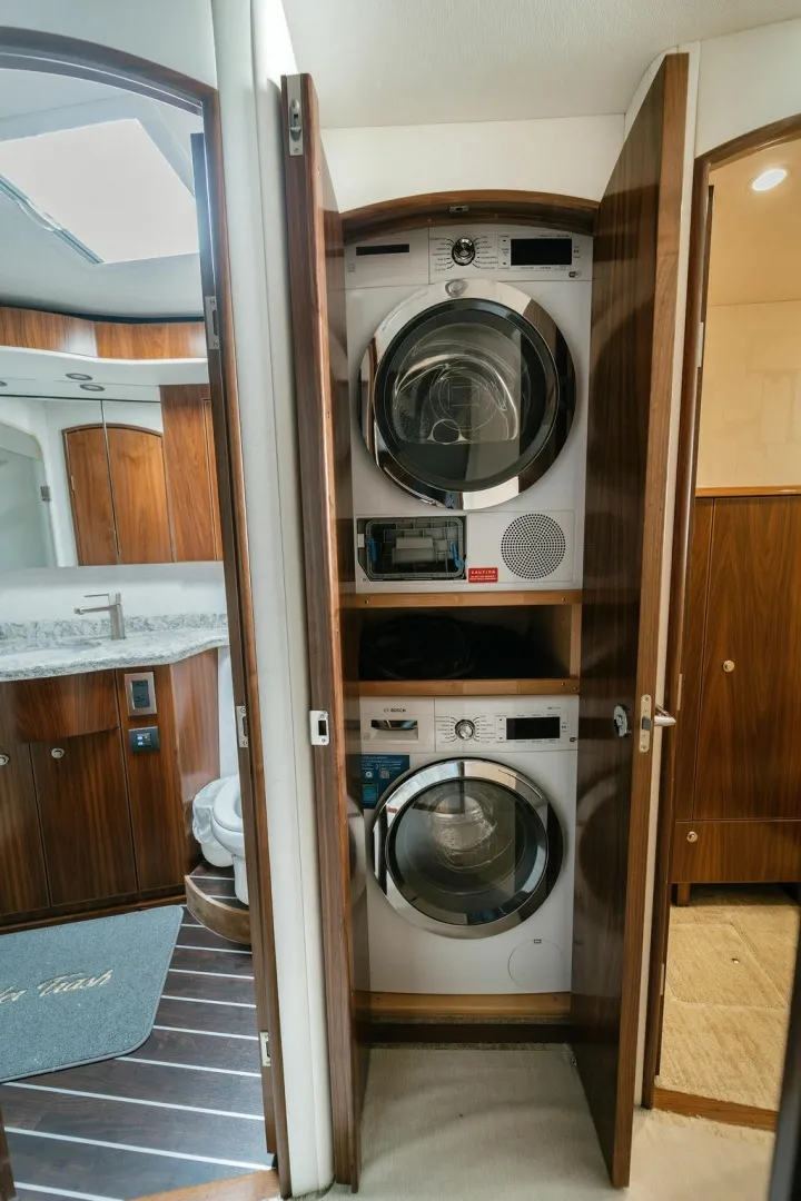 Slide: The Image of 58 Viking - Laundry Center 2021 Viking 58 Convertible No Name 58 - 6300202