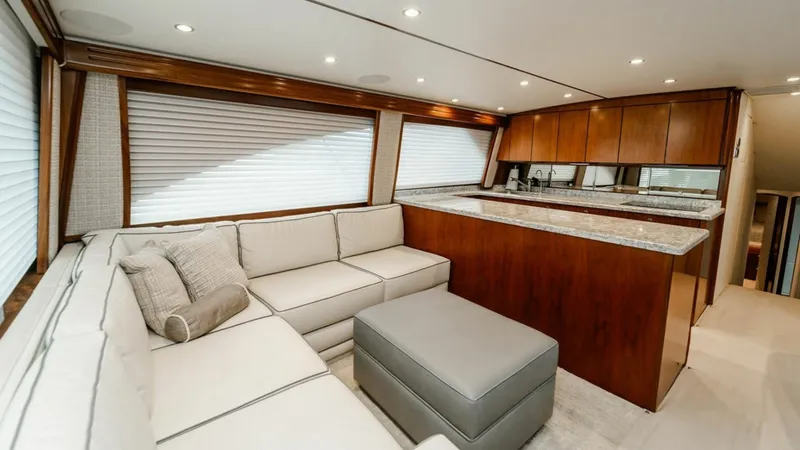 Slide: The Image of 58 Viking - Salon & Galley 2021 Viking 58 Convertible No Name 58 - 6300193