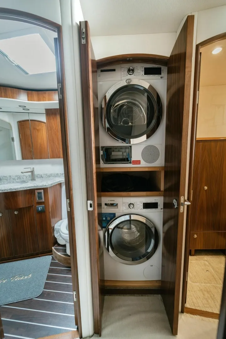 Slide: The Image of 58 Viking - Laundry Center 2021 Viking 58 Convertible No Name 58 - 7655851