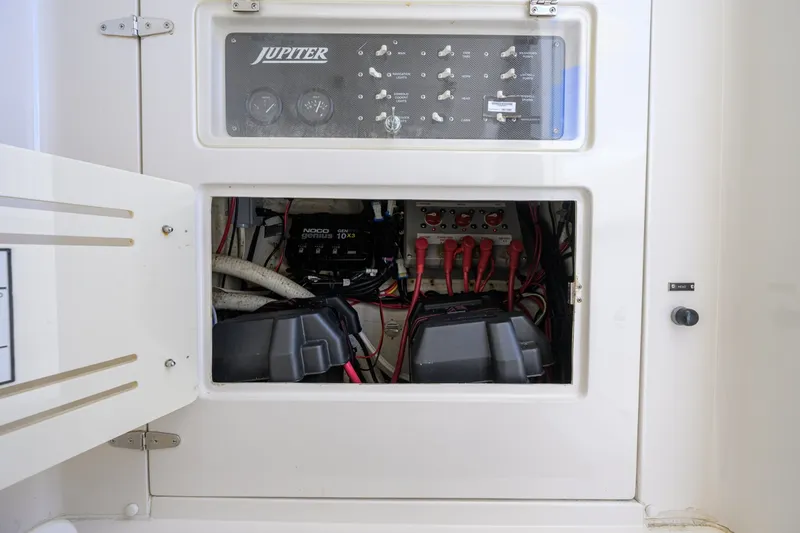 Slide: The Image of Jupiter 31 Electrical Panel 2003 Jupiter 31 Center Console with Cuddy - 6302282
