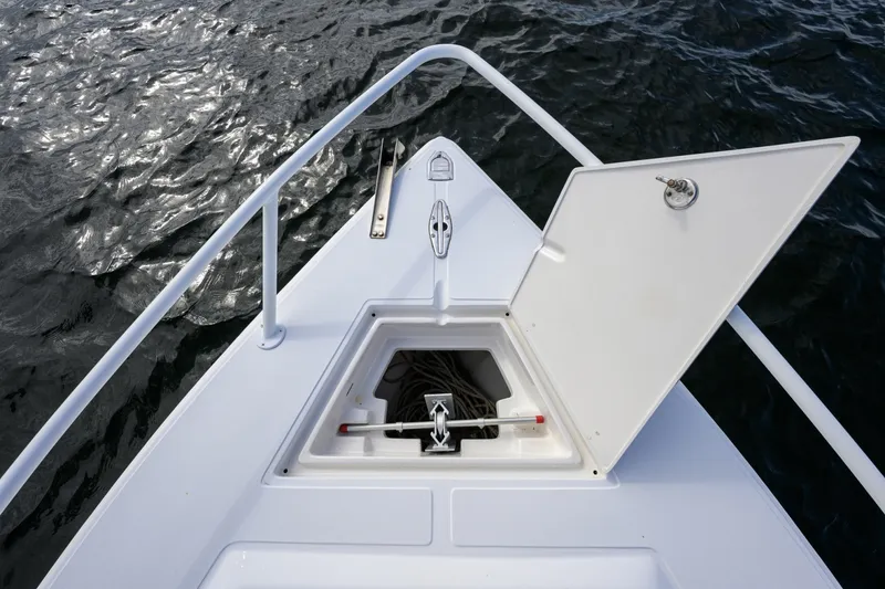 Slide: The Image of Jupiter 31 Bow Anchor Locker 2003 Jupiter 31 Center Console with Cuddy - 7655831