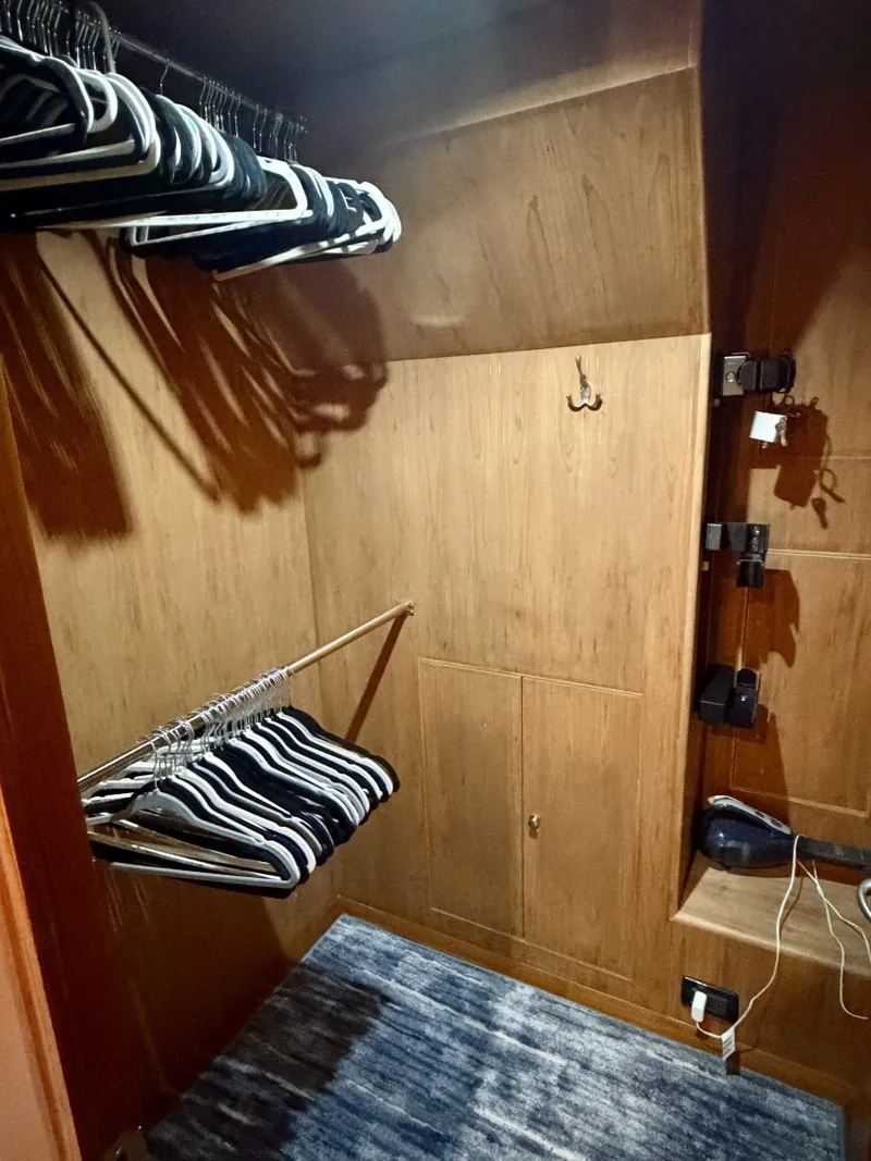 Slide: The Image of Alaskan 70 OHANA - Master Stateroom Closet - 6769667