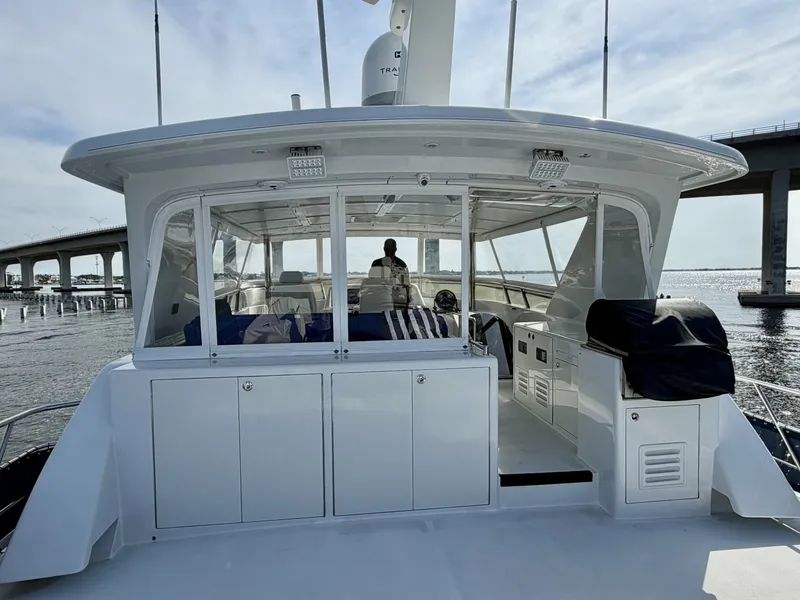 Slide: The Image of Alaskan 70 OHANA - Exterior Aft Fly Bridge Alaskan 70 OHANA - Exterior Aft Fly Bridge - 7683430