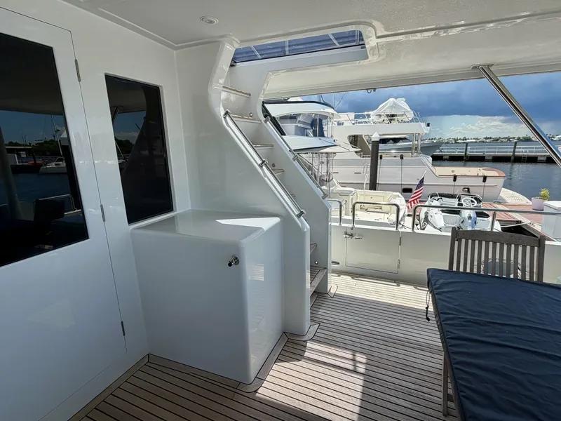 Slide: The Image of Alaskan 70 OHANA - Exterior Aft Deck Alaskan 70 OHANA - Exterior Aft Deck - 7016758