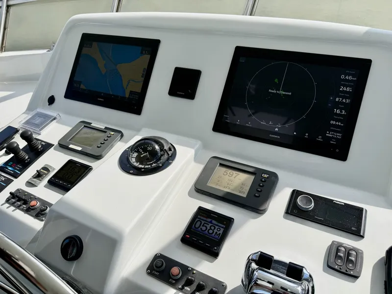 Slide: The Image of Alaskan 70 OHANA - Exterior Fly Bridge Helm - 6768997