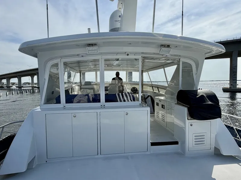 Slide: The Image of Alaskan 70 OHANA - Exterior Aft Fly Bridge Alaskan 70 OHANA - Exterior Aft Fly Bridge - 7016761