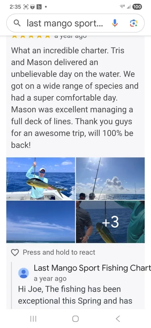 Slide: The Image of Young Brothers Custom Sport Fish/Charter Business 1987 - 6303810