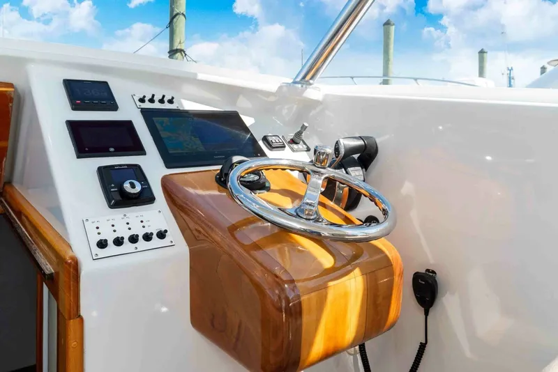 Slide: The Image of Custom Carolina 41 FLYING LOW - Helm 2020 Harrison Boatworks 41 FLYING LOW - 7681695