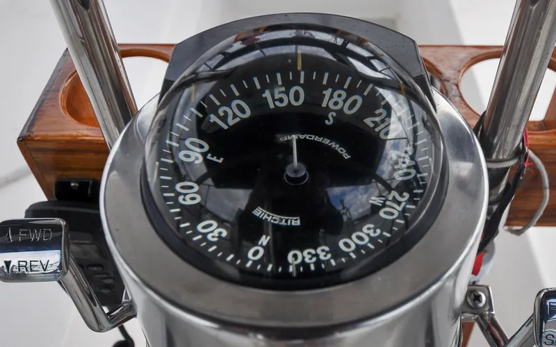 Slide: The Image of 1993 Catalina 42 | Kanga Compass on a 1993 Catalina 42 sailboat, showing navigation directions. - 6318879