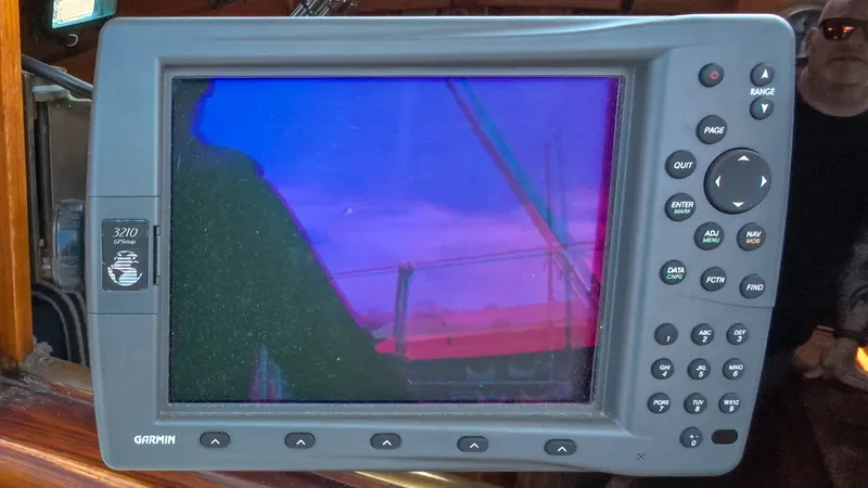 Slide: The Image of 1987 Wittholtz/Luzier 49 | Destiny Garmin 3210 GPSmap on 1987 Custom Wittholtz/Luzier Sloop/Cutter sailboat. - 6320760