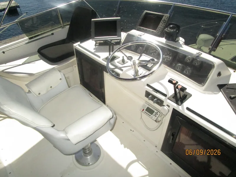 Slide: The Image of 44' High Tech flybridge helm1 - 6348428