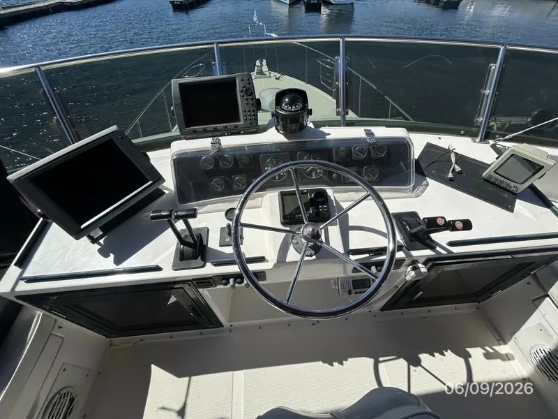 Slide: The Image of 44' High Tech flybridge helm3 - 6348427