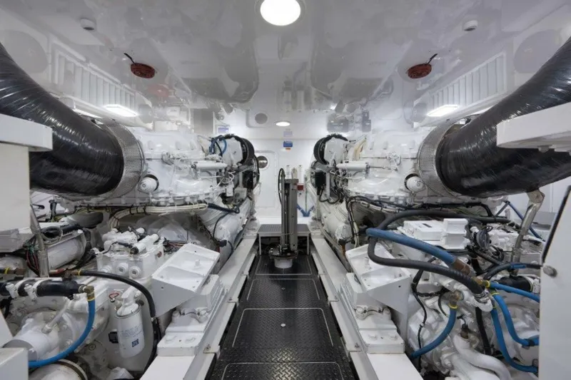 Slide: The Image of Viking 70 - Cutter Bill - Engine Room 2011 Viking 70 Convertible - Cutter Bill - 7681758