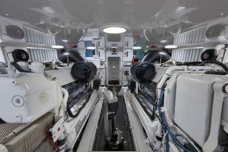 Slide: The Image of Viking 70 - Cutter Bill - Engine Room 2011 Viking 70 Convertible - Cutter Bill - 7681764
