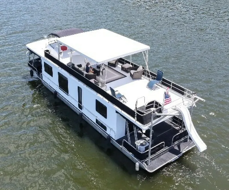Slide: The Image of Lakeview 14x56 houseboat 1996 - 6395151